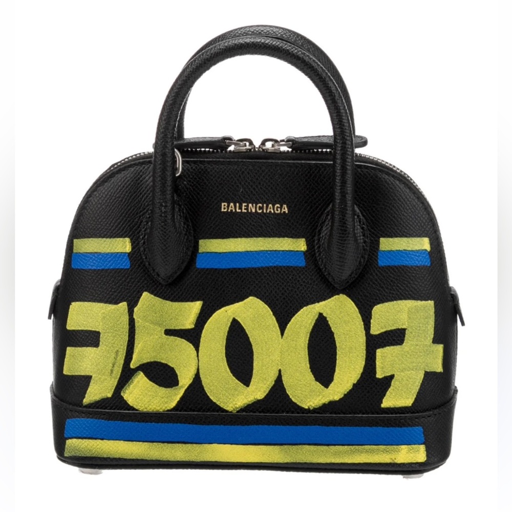 Balenciaga Graffiti Ville Mini Top Handle Bag